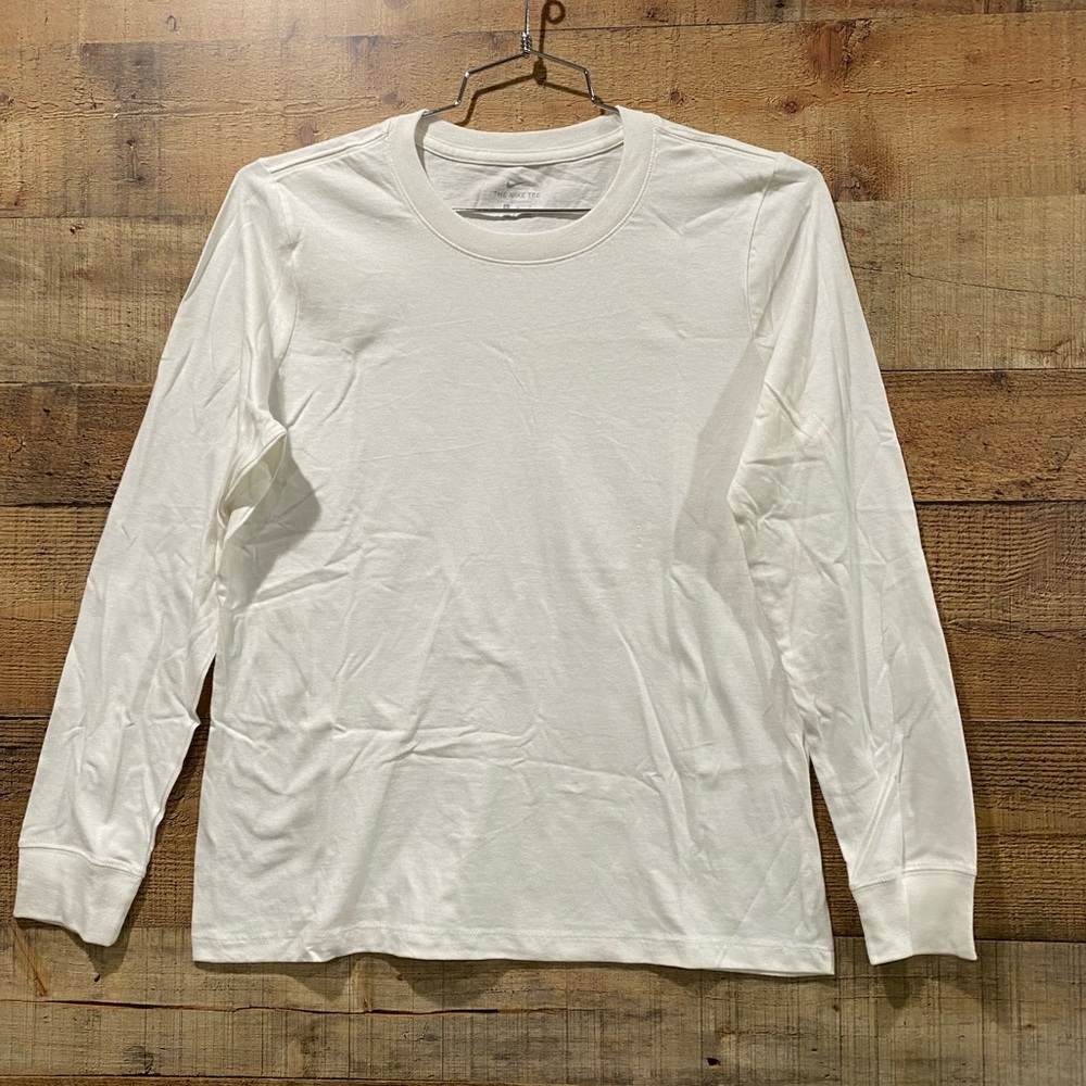 New Nike Men's White Long Sleeve Core Men’s Tee Size Medium